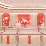 黄金专卖店展柜设计效果图：创意与实用并存的珠宝展示方案